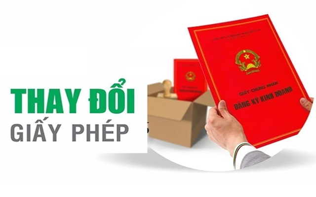  Thay đổi giấy phép