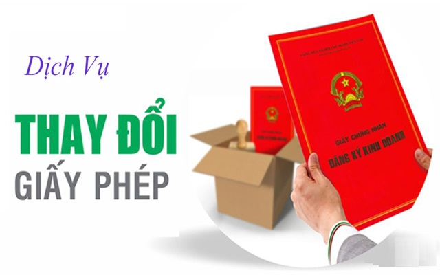 Dịch vụ thay đổi giấy phép  tại Vũng Tàu